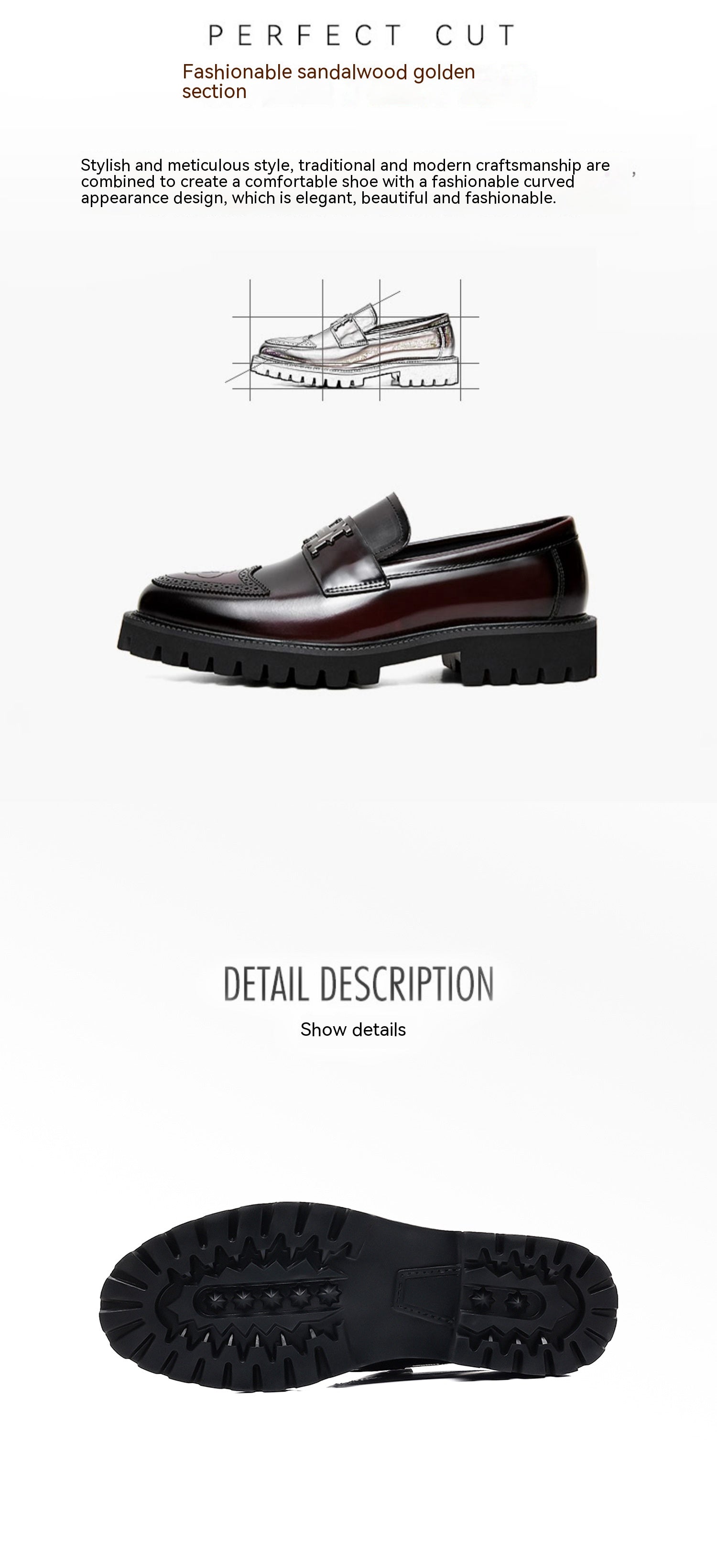 Men's Leather Shoes with Pearls | Matte Elegant Stylish Shoes