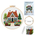 DIY Embroidery Kit Garden Cottage | Buy creative & modern embroidery set