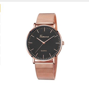 Men's & Women's Geneva Quartz Watch – Stainless Steel Classic Wristwatch