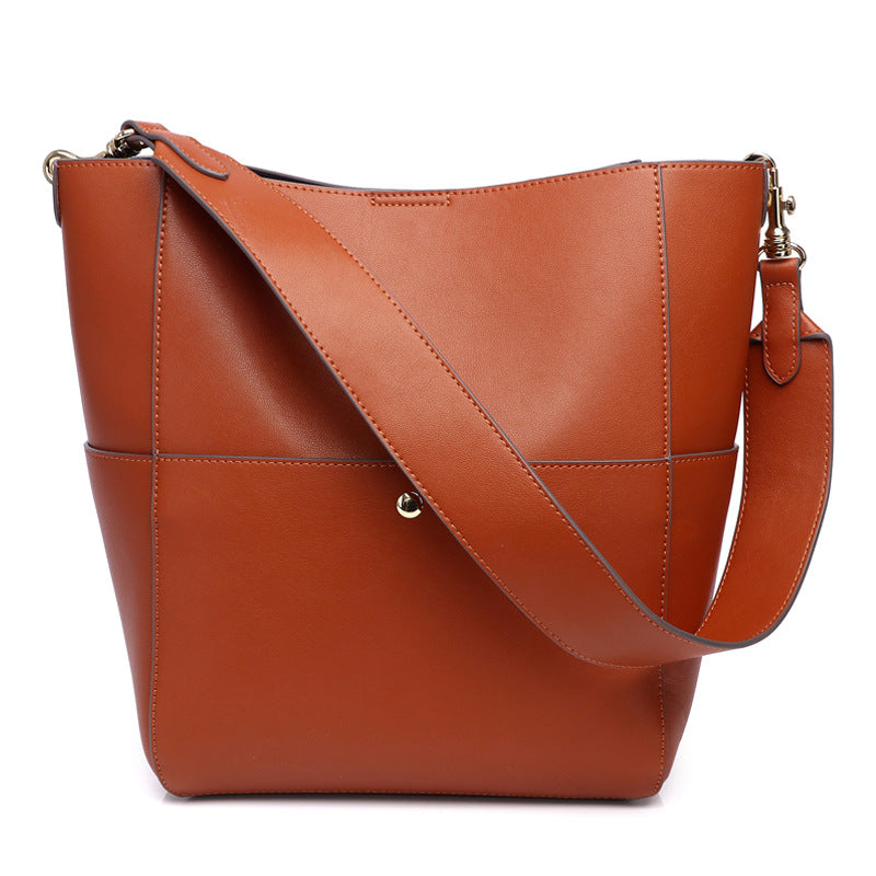 Large Women's Bucket Bag Shoulder Bag – Elegant Hobo Bag as Crossbody Bag