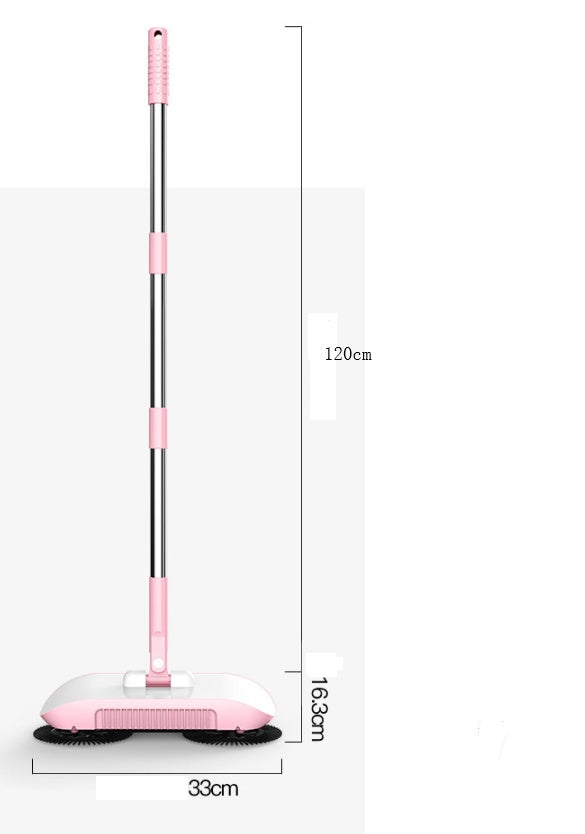 4-in-1 Manual Floor Sweeper - Sweeper, Broom, Mop & Dustpan