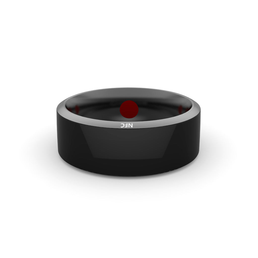 Smart Ring Black - Multifunctional High-Tech Fitness Ring