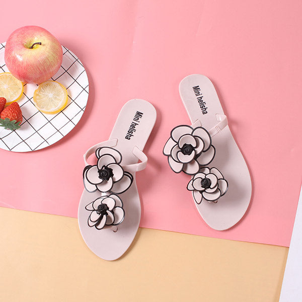 Women's Floral Slippers | Flat Comfortable Summer House Slippers