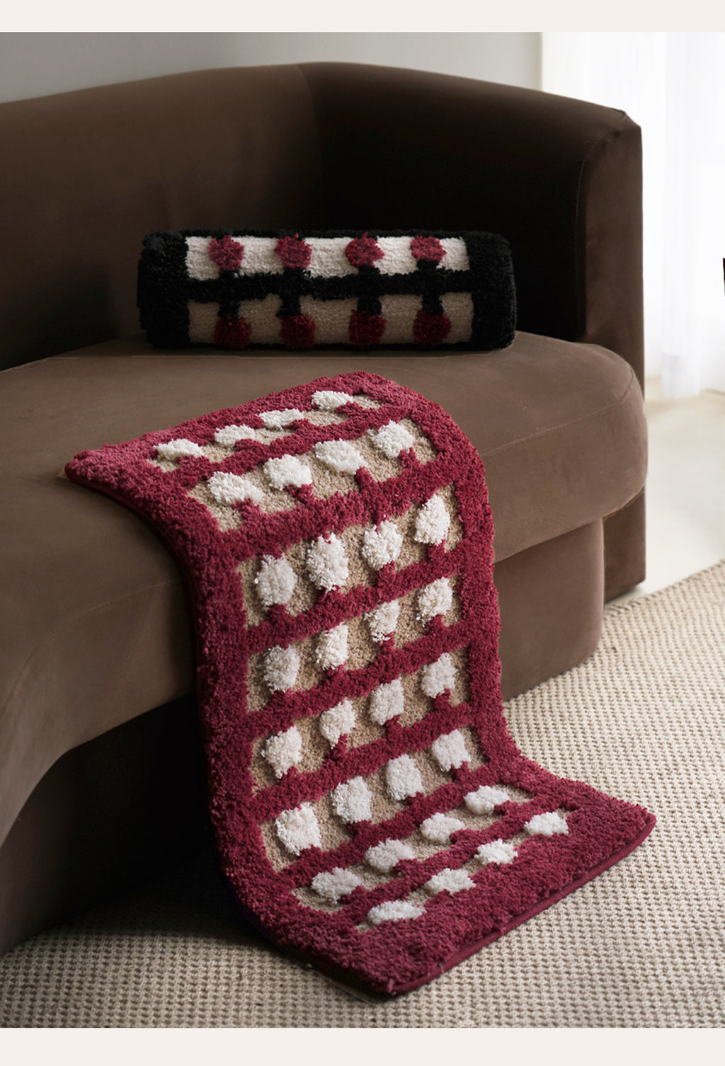 Candy Dot Rug | Non-Slip Absorbent Bedside Runner