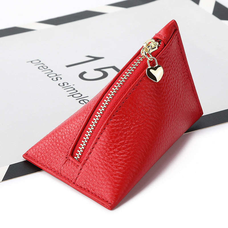 Women's Mini Leather Coin Purse – Elegant & Compact