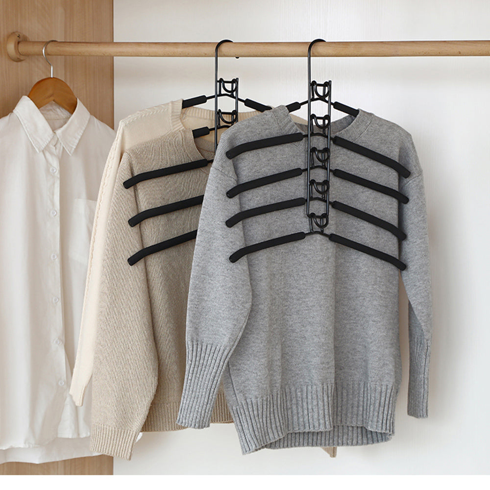 Multiple Hanger Organizer Space-Saving Wardrobe Multifunctional