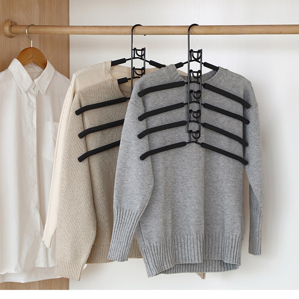 Multiple Hanger Organizer Space-Saving Wardrobe Multifunctional