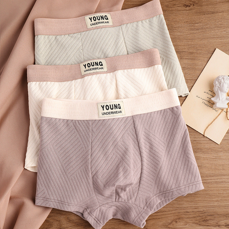 Men's Cotton Boxer Briefs | Mid-Rise | Breathable Comfort