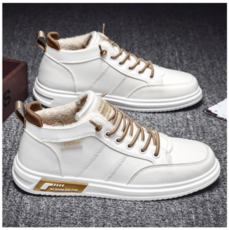Warm Men's Suede Sneakers | Comfortable Lined Trendy Shoes