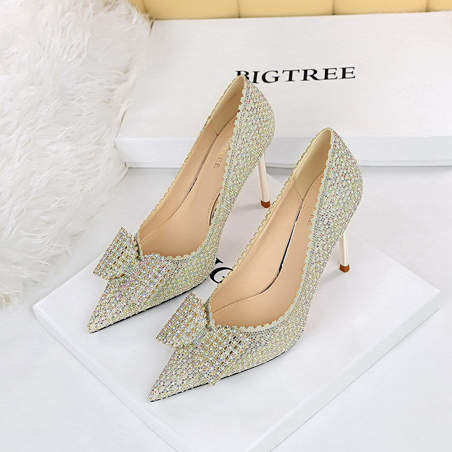 Prinzessinnen Brautschuhe Damen High Heels Hochzeit elegant romantisch