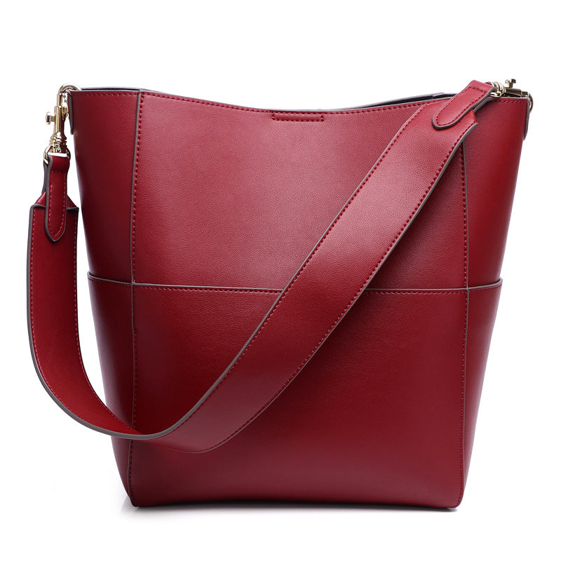 Large Women's Bucket Bag Shoulder Bag – Elegant Hobo Bag as Crossbody Bag