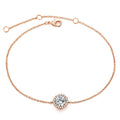 Elegant Crystal Anklet - Round Design Anklet for Women in Luxurious Style