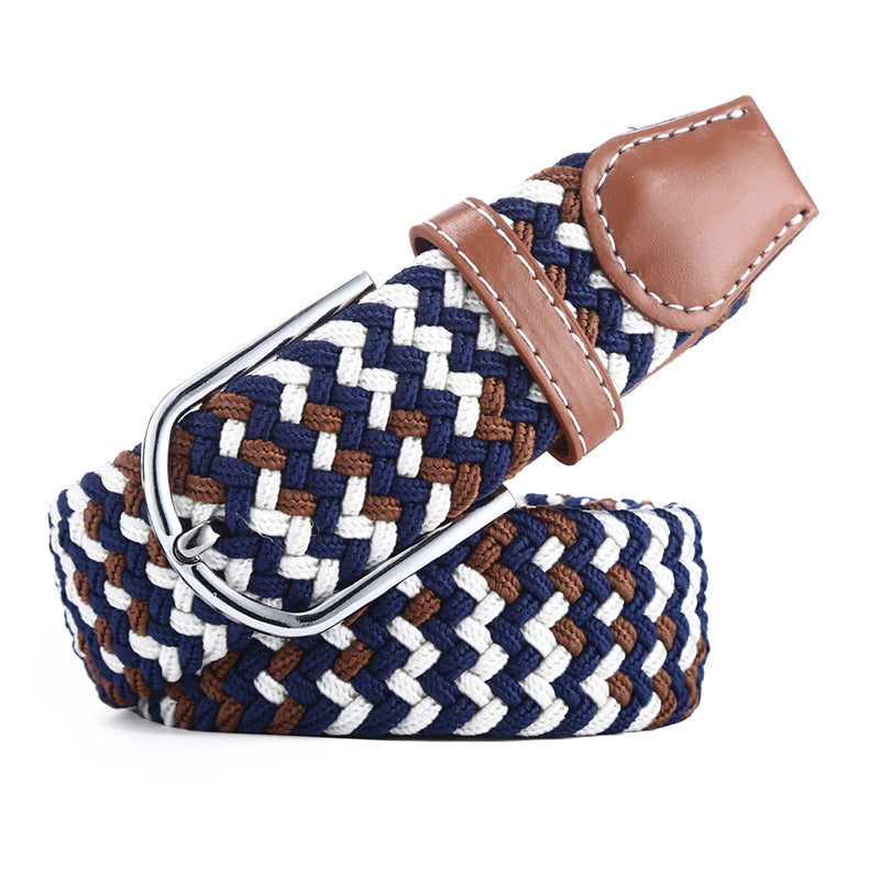 Canvas Stretch Belt Unisex | Woven Adjustable Durable Everyday