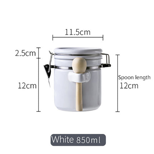 Ceramic Storage Jar airtight | Kitchen Storage | Jar Lid