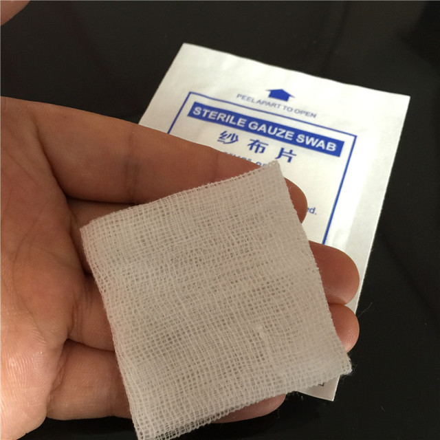 Muslin pads training | First aid gauze dressings bandage practice