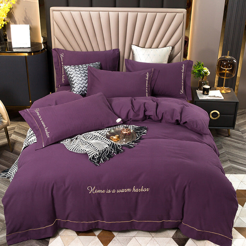 Brushed bedding | soft warm breathable durable