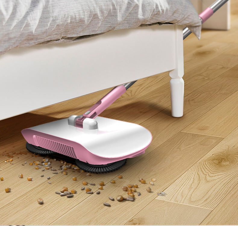4-in-1 Manual Floor Sweeper - Sweeper, Broom, Mop & Dustpan