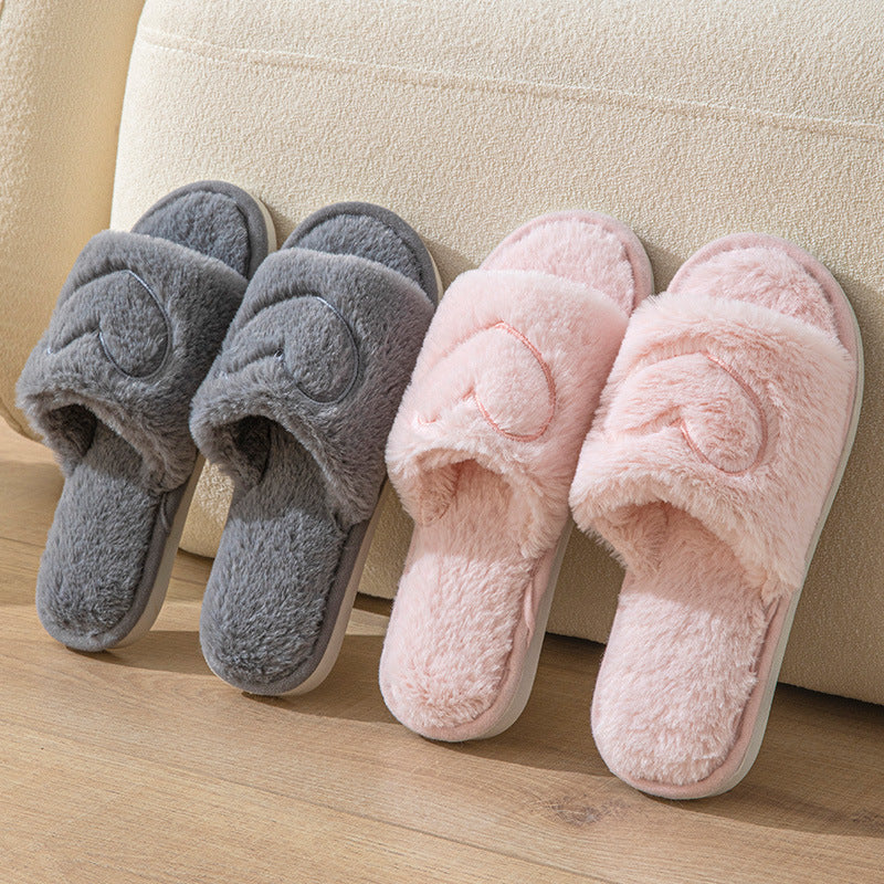 Plush Slippers for Women and Men | Couple Slippers Non-slip