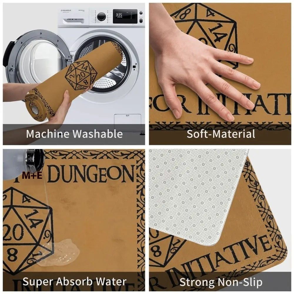 Bathroom Mat Cube Design | Absorbent Non-Slip Mat