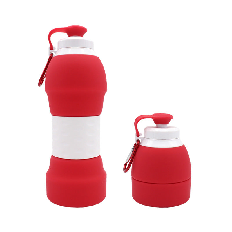 Foldable Silicone Water Bottle Premium – Space-Saving Travel Bottle
