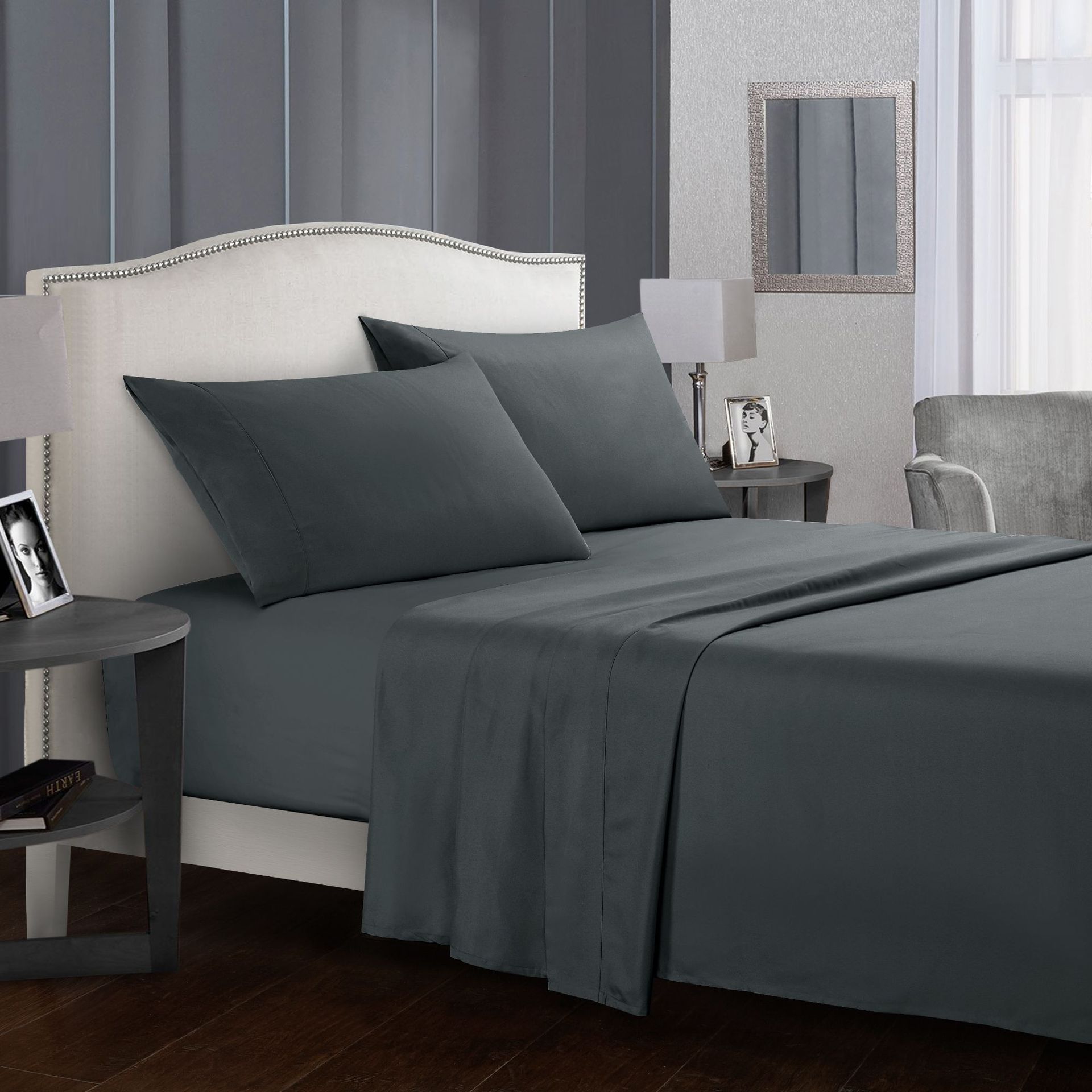 4-piece bedding set | soft breathable easy-care