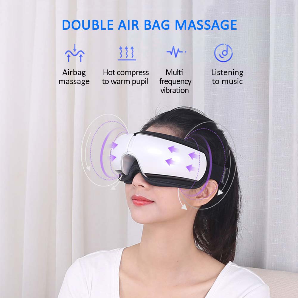 Smart Eye Massager with Heat & Vibration | Relaxation & Anti-Stress