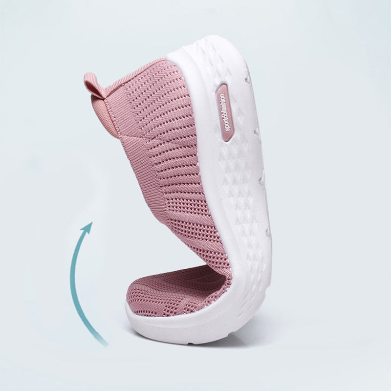 Damen Mesh Slip-On Sneaker – Bequeme Sockenschuhe Freizeit