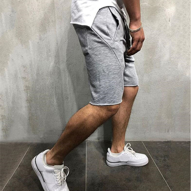 Men's Grey Gym Shorts – Athletic Summer Fitness Shorts