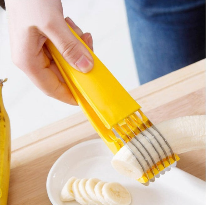 Banana Slicer Stainless Steel | Fruit Sausage Slicer Kitchen Helper