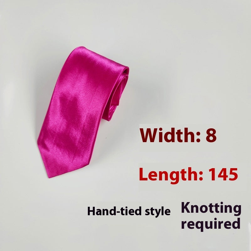 Herren Krawatte schwarz 8cm elegant klassisch Business Stil