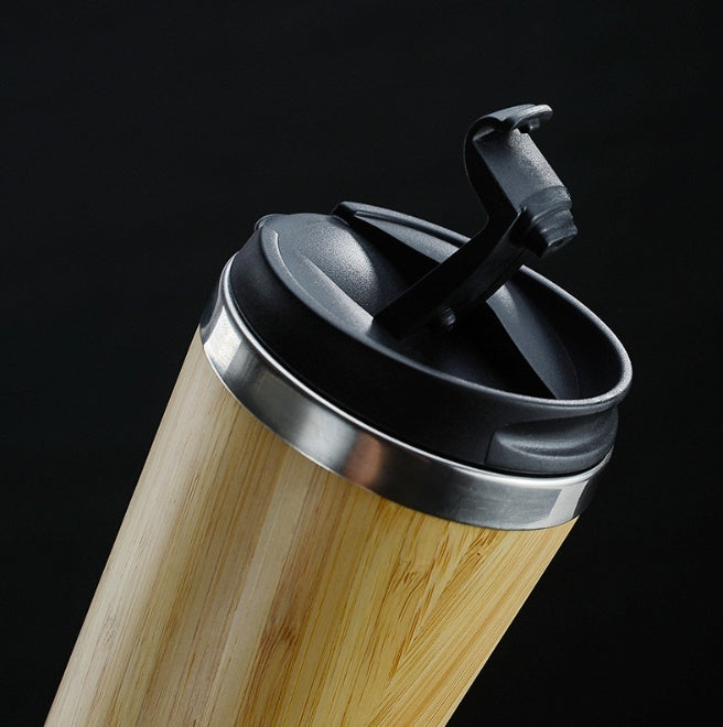 Bamboo Coffee Mug Premium - Sustainable To Go Cup
