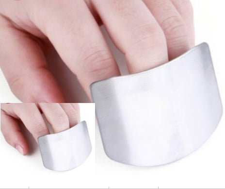 Finger Guard Cutting Aid Stainless Steel – Safe Finger Protector Kitchen