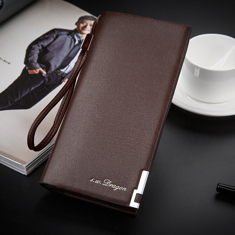 Men's Long Zipper Wallet | Multifunctional Clutch