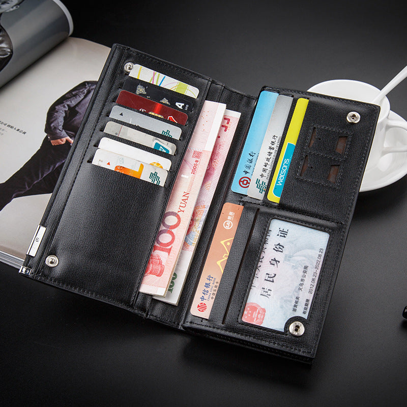 Men's Long Zipper Wallet | Multifunctional Clutch