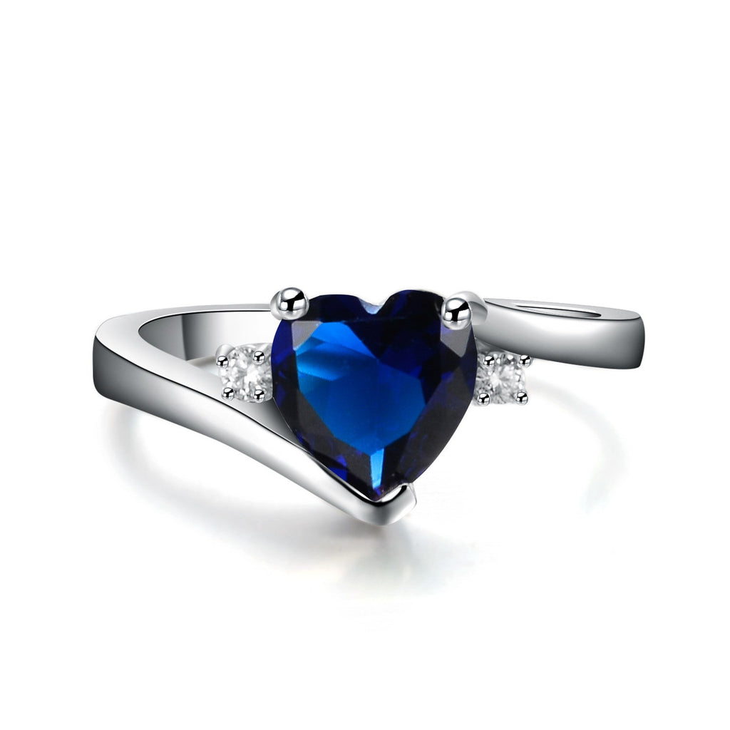 Bunter Zirkon-Liebesring (Farbiger Ring)