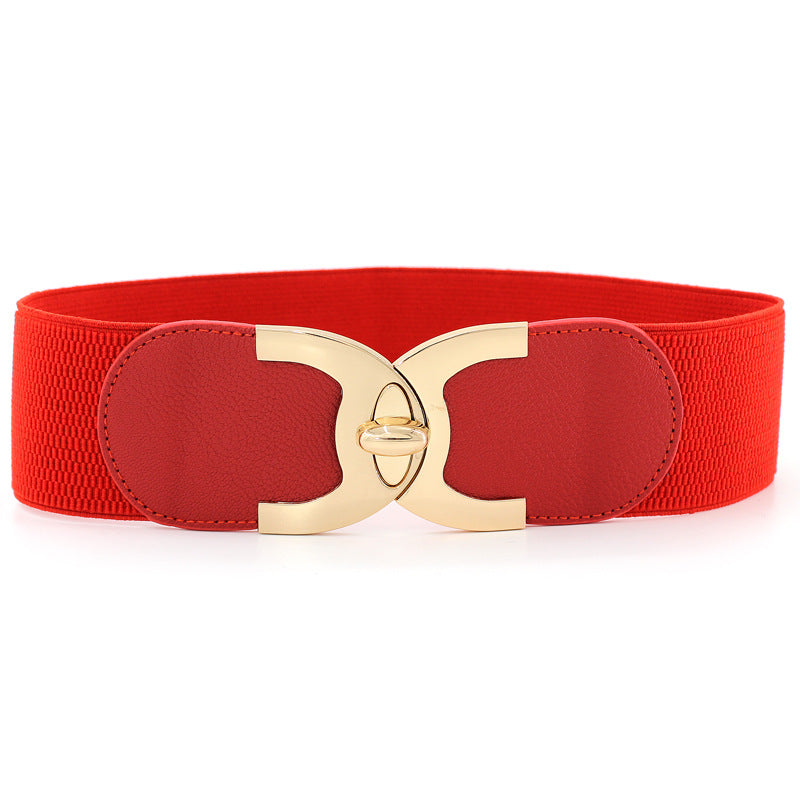 Women's Stretch Belt Gold | Twist-Lock Elegant Waist Belt