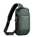 Anti-Theft Crossbody Bag Men USB | Waterproof Oxford
