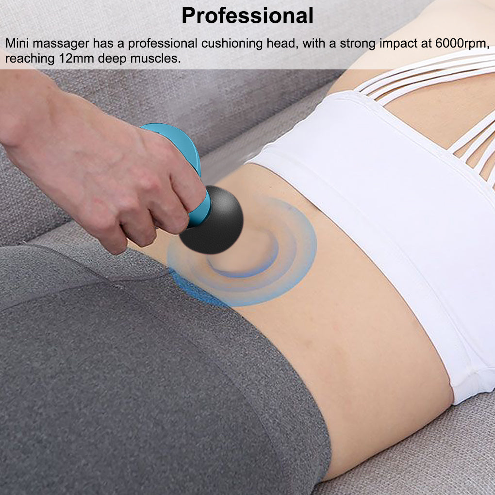 Mini Massage Gun Electric | Portable Fascia Massager for Back Neck