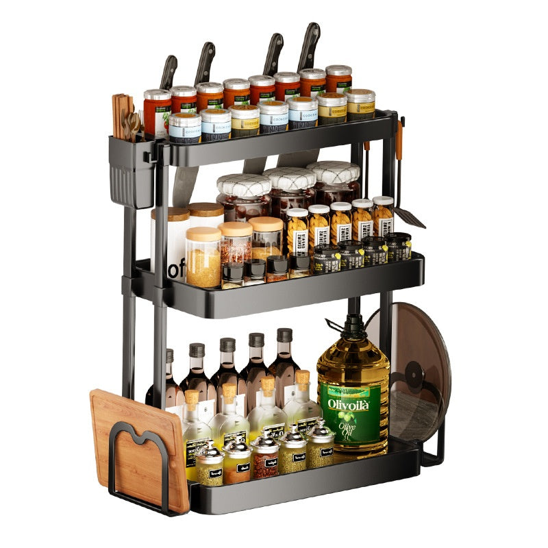Multi-tier Spice Rack Kitchen | Space-saving Organizer