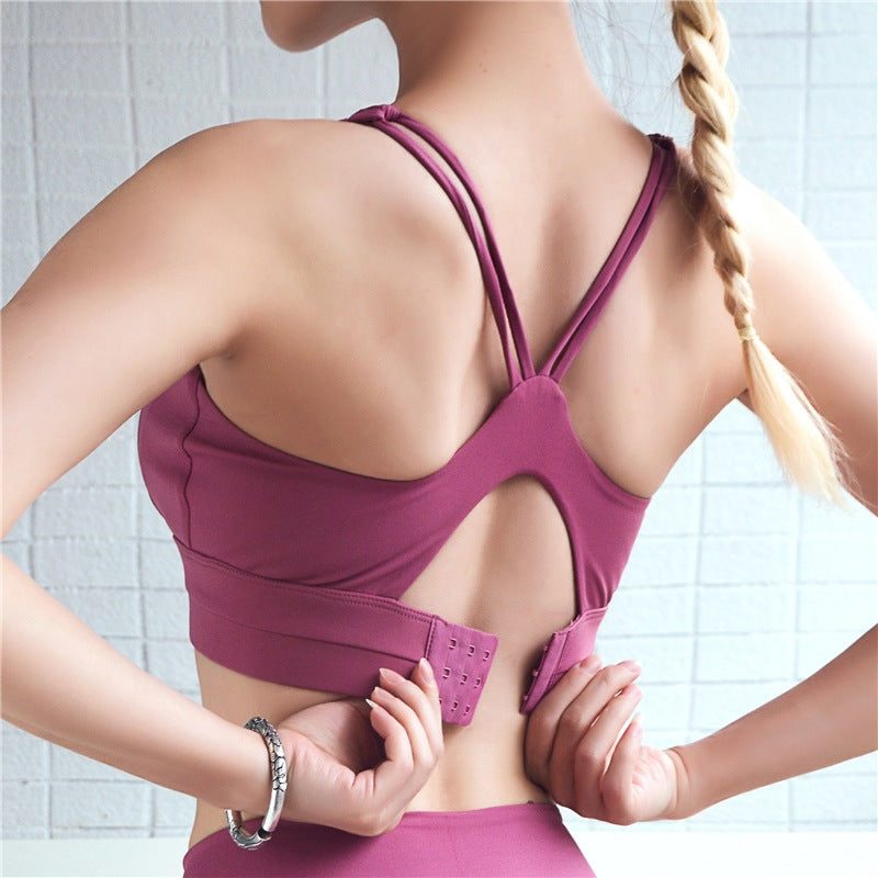 Adjustable Sports Bra with Strong Support and Breathable Comfort