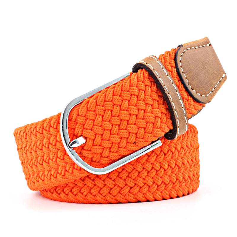 Canvas Stretch Belt Unisex | Woven Adjustable Durable Everyday