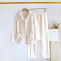 Coral Fleece Damen Pyjama | Warme Winter Nachtwäsche