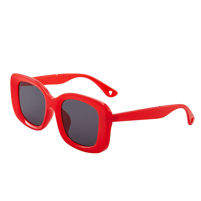 Große Eckige Sonnenbrille Unisex – Oversize Fashion Brille