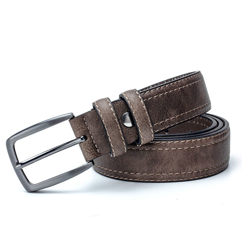 Vintage Men's Leather Belt | Designer Jeans Leather Luxury Belt