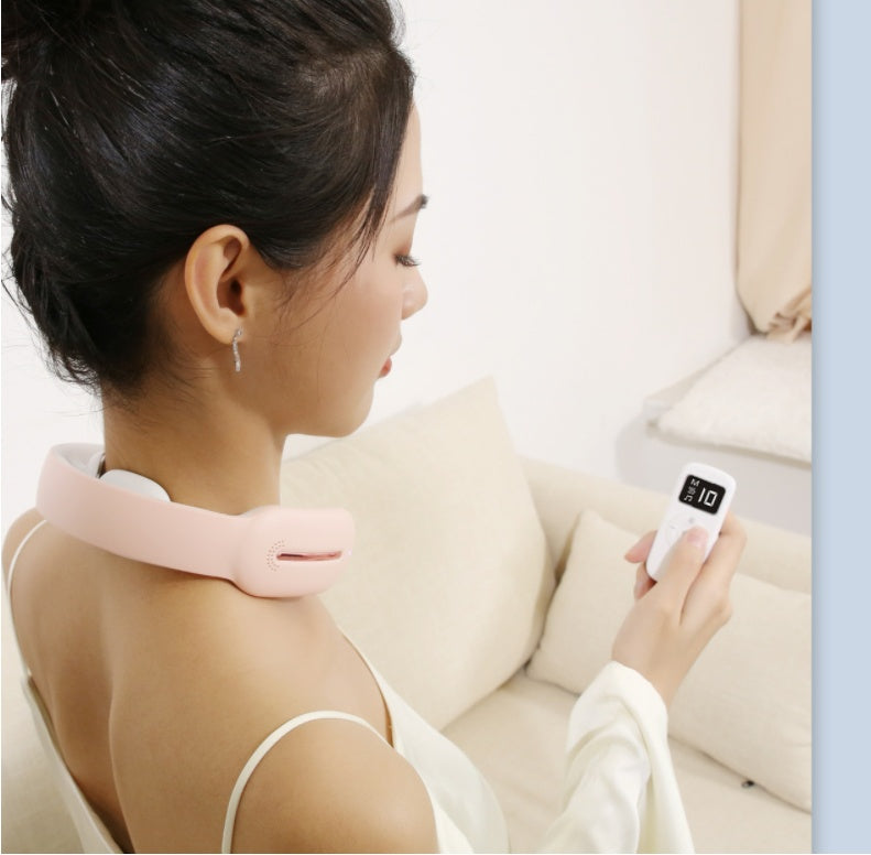 Electric Neck Massager with Remote Control | Heat Function & Deep Massage