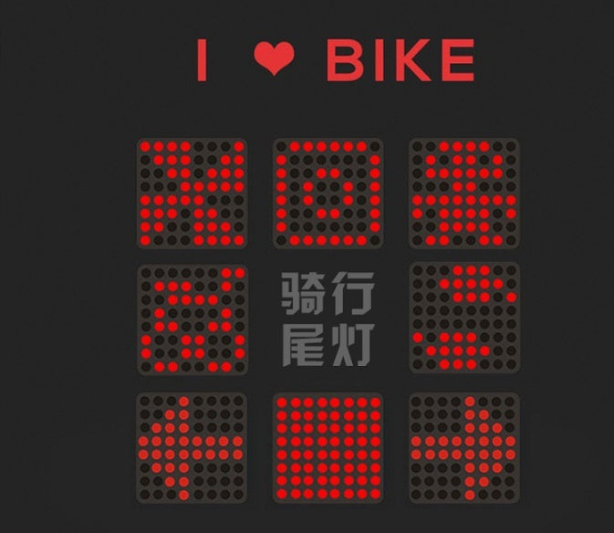 Smart Bike Light Set LED | Front & Rear Light USB Rechargeable Waterproof