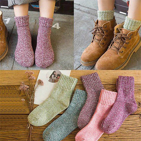 Women's Rabbit Wool Socks | Warm Cuddly Socks Winter
