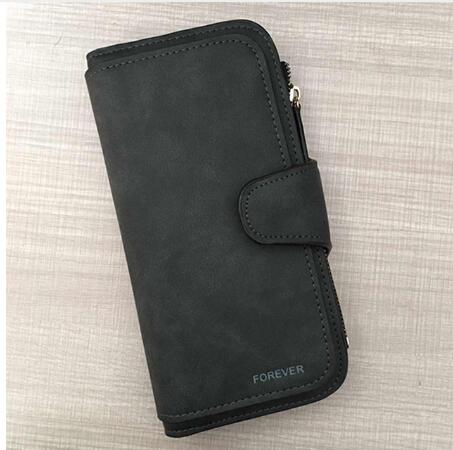Women's Leather Long Wallet | Elegant Clutch with Card Slots