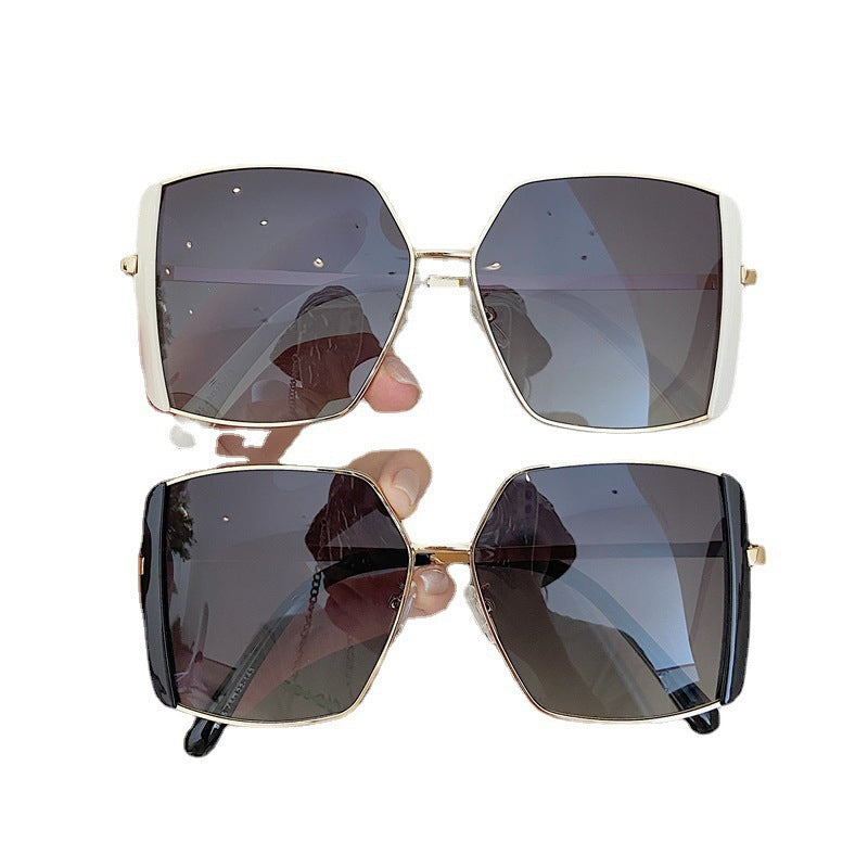 Damen Sonnenbrille Double Brow – Trendige Fashion UV Brille