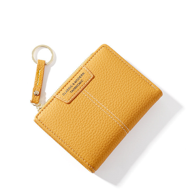 Women's Small Wallet | Card Slots & Trendy Keychain